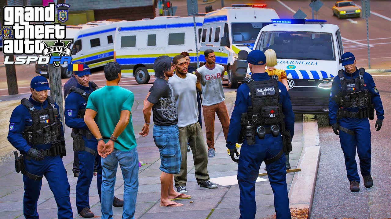 PROTEST INTRERUPT DE JANDARMI - GTA5 - JANDARMERIA BSIJ - LSPDFR