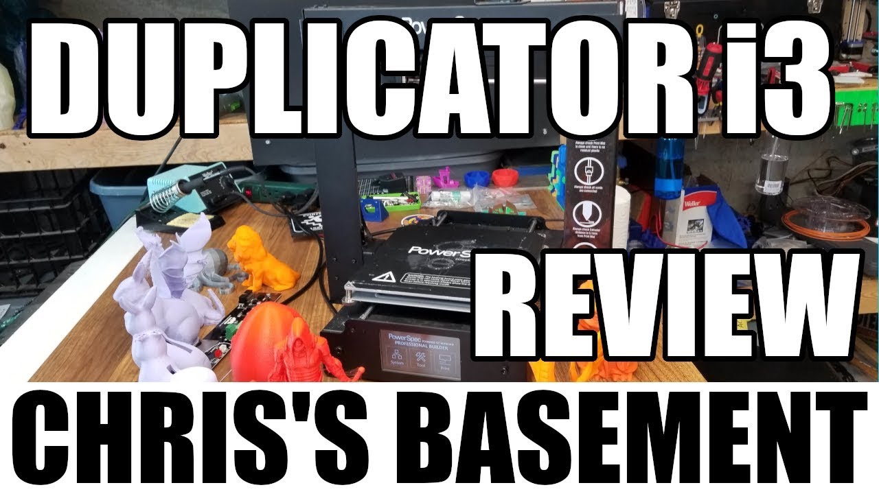 WanHao Duplicator i3 Plus 3D Printer - Review - Chris's Basement