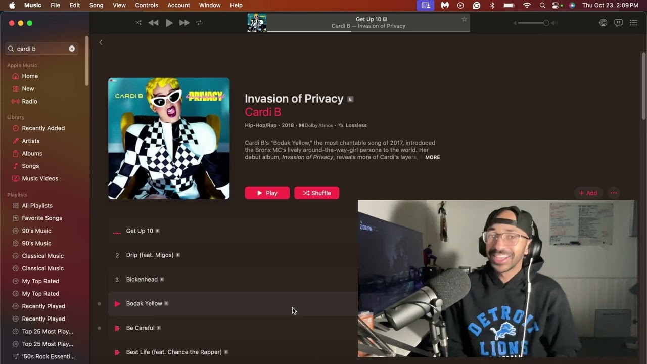 FIRST TIME LISTENING TO CARDI B's INVASION OF PRIVACY (FULL ALBUM REACTION)