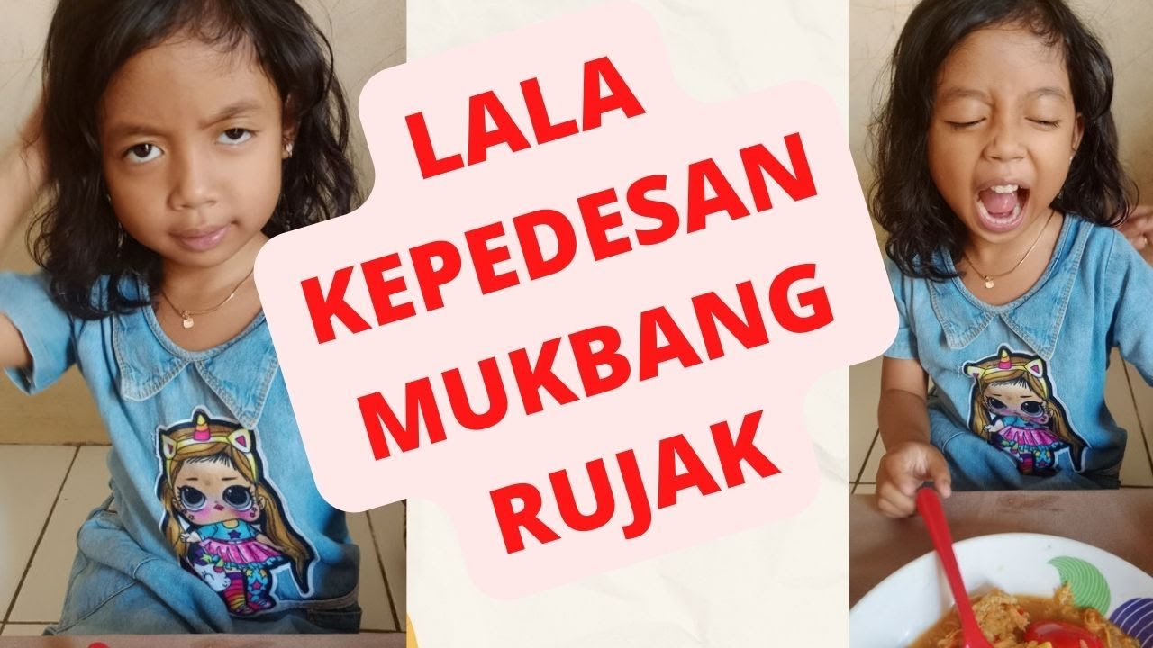 mukbang rujak pedas level dewa 😱 ada yang gak kuat pedes 😬 #mukbang #asmr