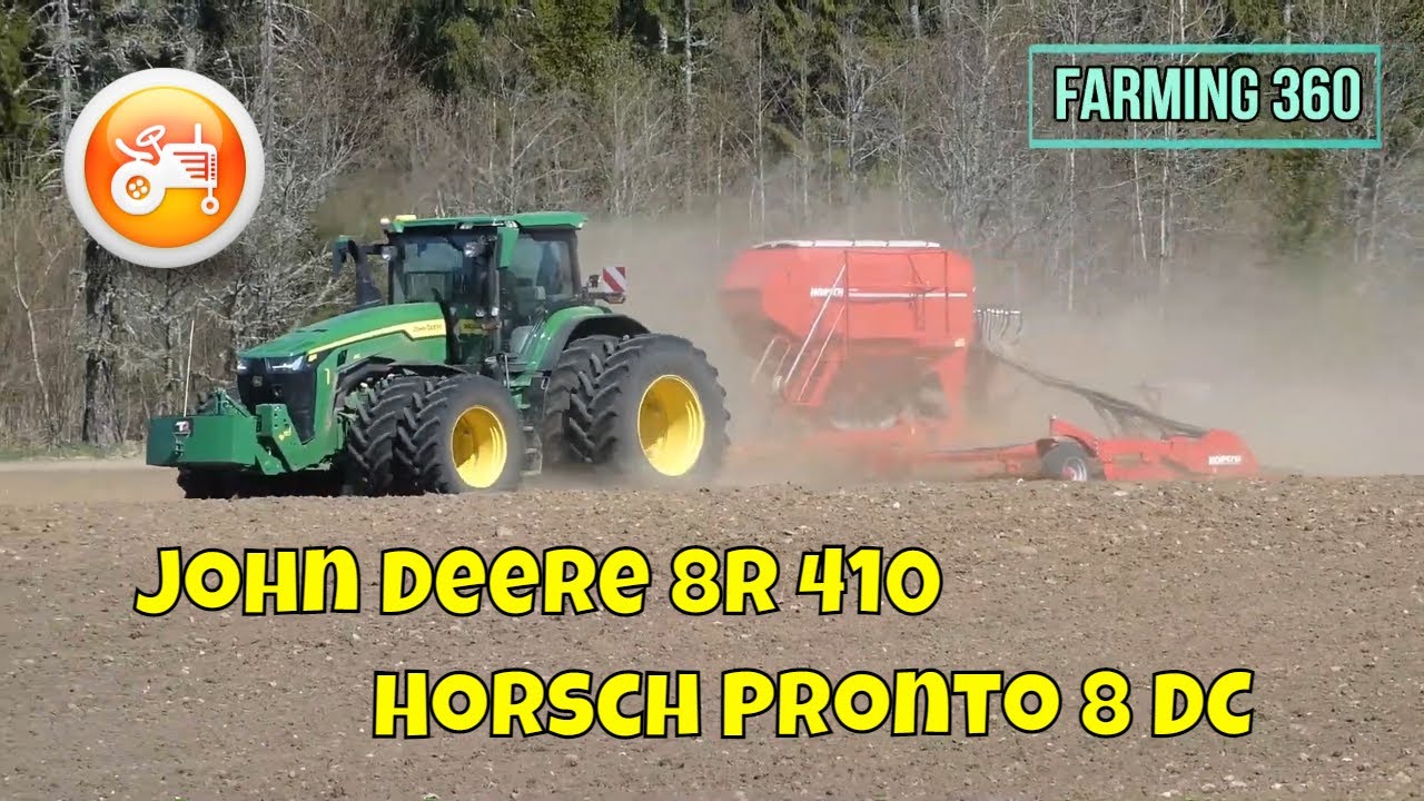Seeding 2022 | John Deere 8R 410 & Horsch Pronto 8 DC seeder