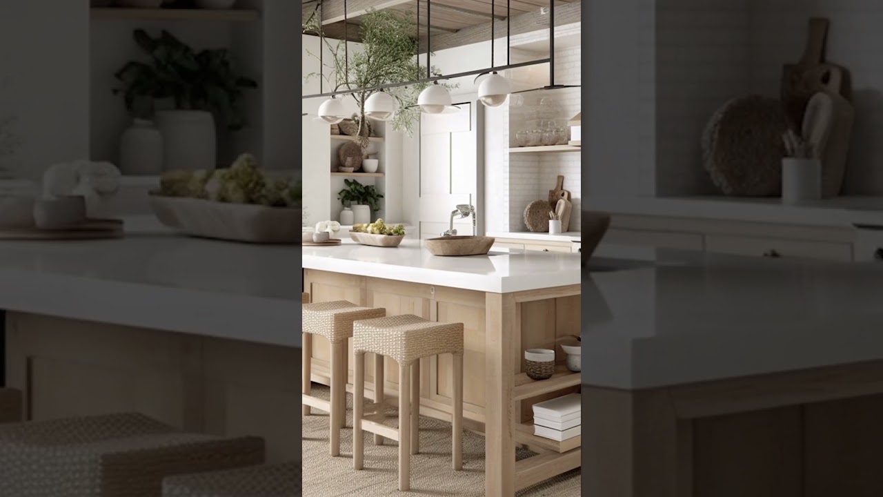 Island Elegance Coastal kitchen design