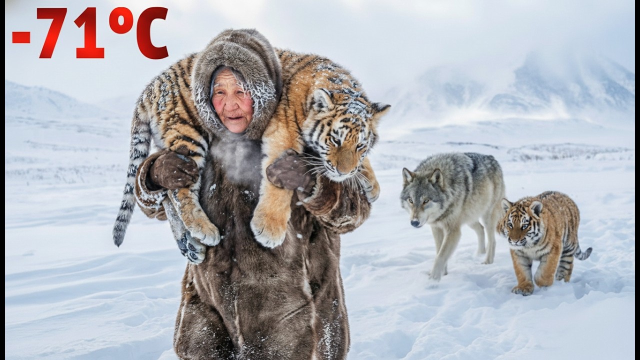 An 80 Year Old Woman Rescues Two Injured Tigers in Siberia — A Powerful and Heart Touching Story