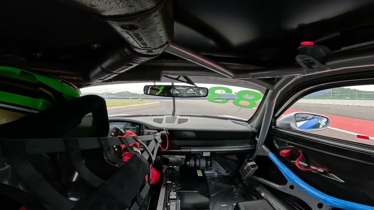 Porsche 911 GT3 Cup hot lap at Mandalika International Circuit, Lombok Indonesia