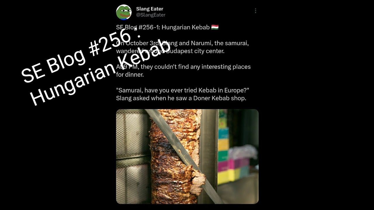 SE Blog #256: Hungarian Kebab 🇭🇺