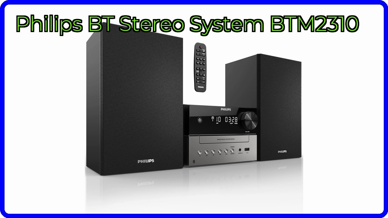 REVIEW (2026): Philips BT Stereo System BTM2310. ESSENTIAL details.