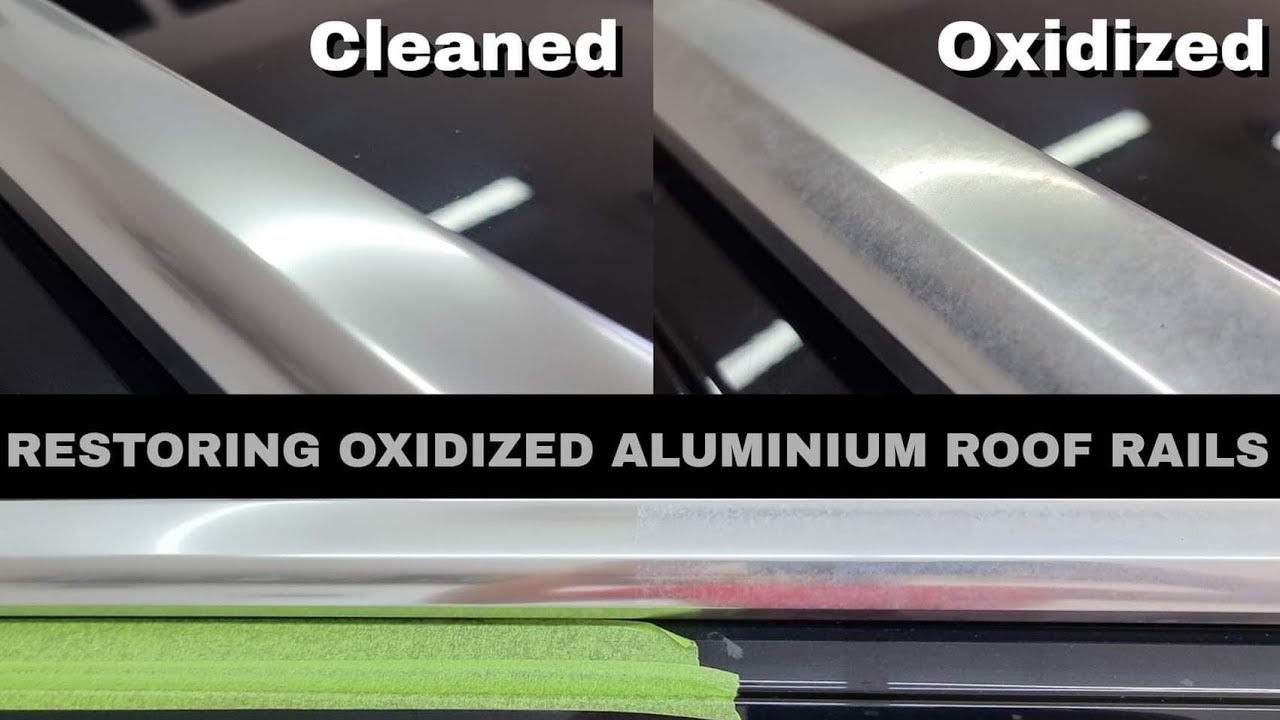 How To Remove Oxidized Aluminum ROOF RAILS/RESTORING