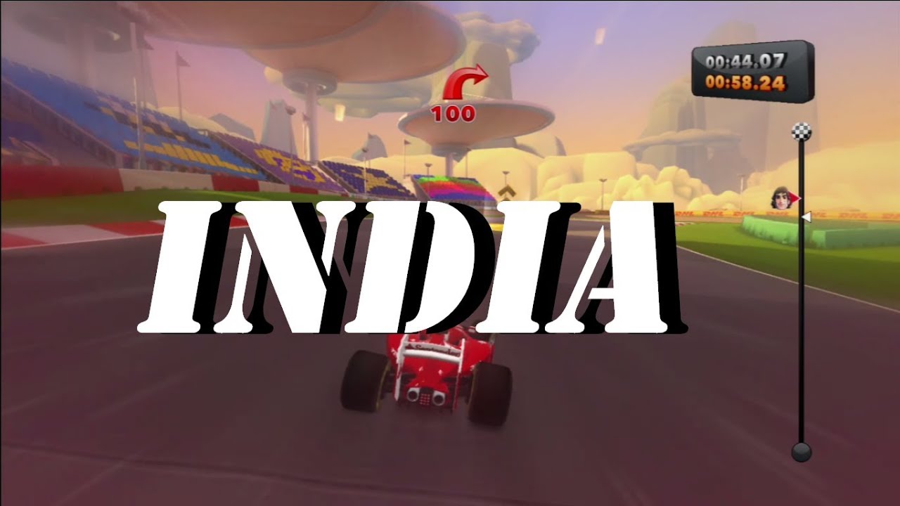 F1 Race Stars Trofeo oro de india // Trophy india Gold | Time Trial Contrarreloj INDIA
