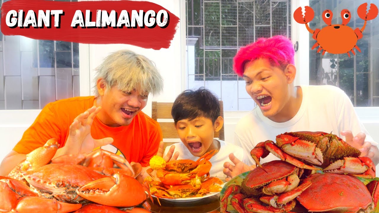 GIANT MUD CRAB MUKBANG (ALIMANGO)