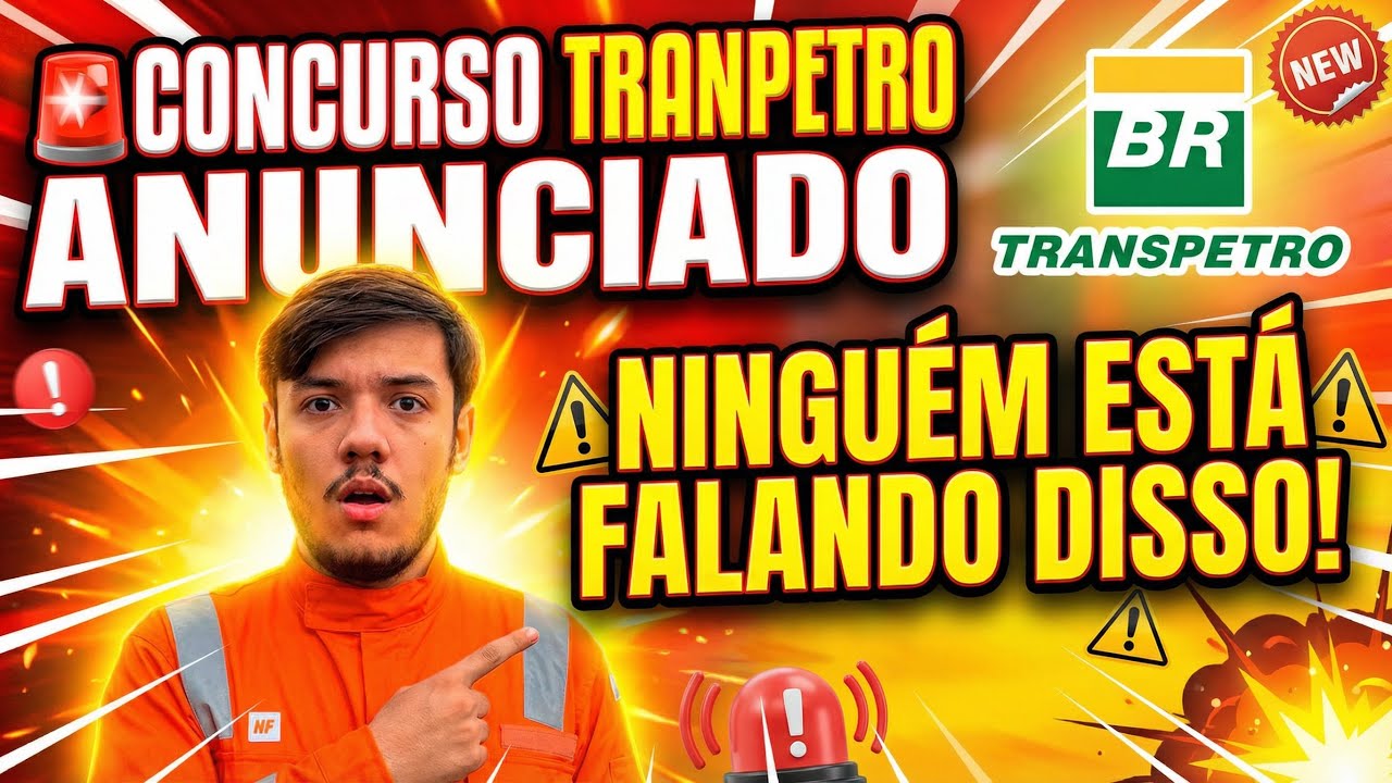 🚨 CONCURSO TRANSPETRO ANUNCIADO E QUASE NINGUÉM PERCEBEU!