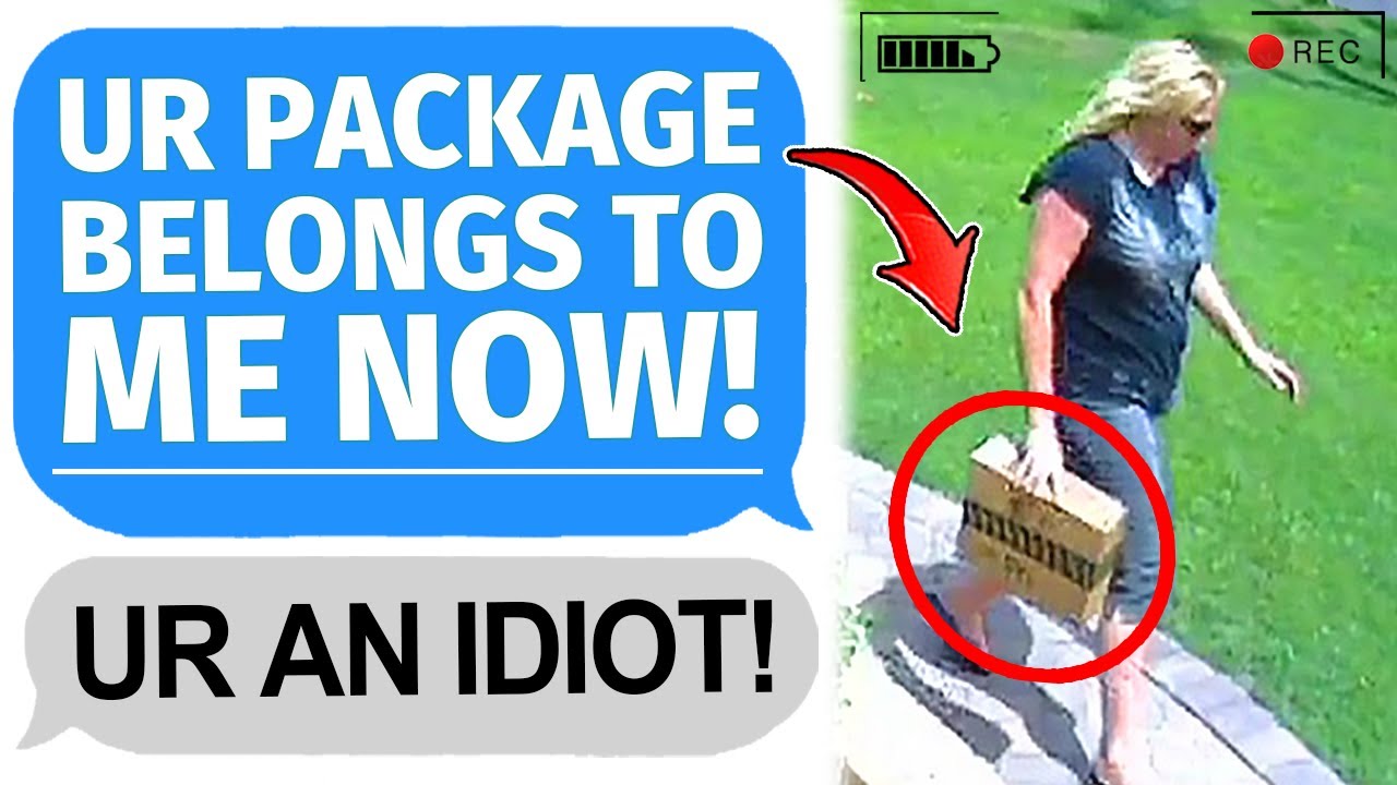Karen Neighbor Steals my Package... Ends Up Getting BUSTED!