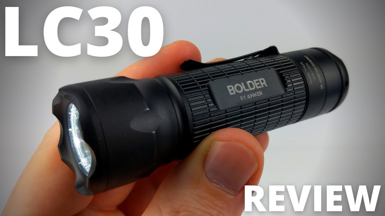 Anker Bolder LC30 Flashlight Review - Super Bright CREE LED Torch