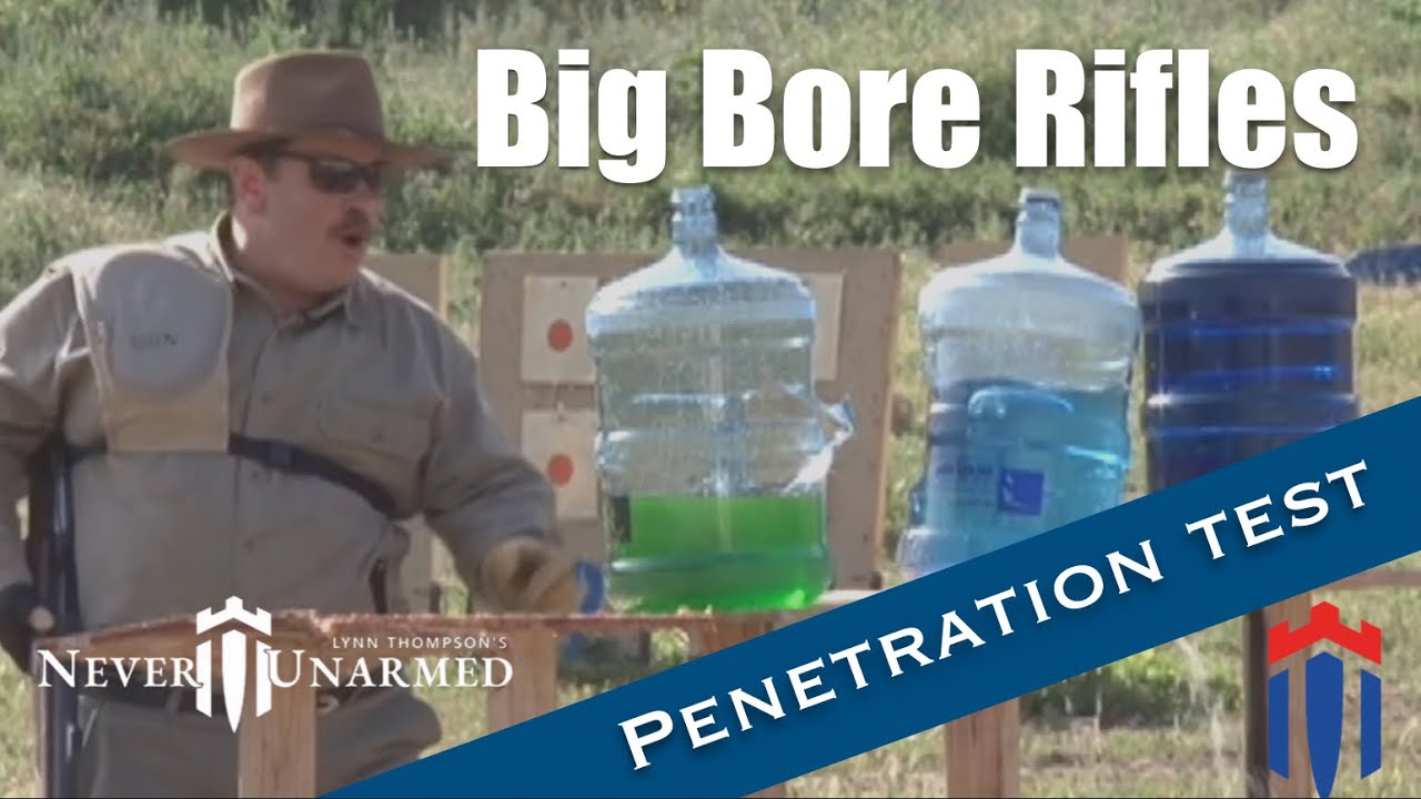 Never Unarmed DVD: Big Bore Rifle Penetration Test with Lynn Thompson