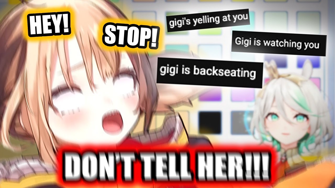 Gigi tries to spy on Cecilia's stream while being on stream herself but...