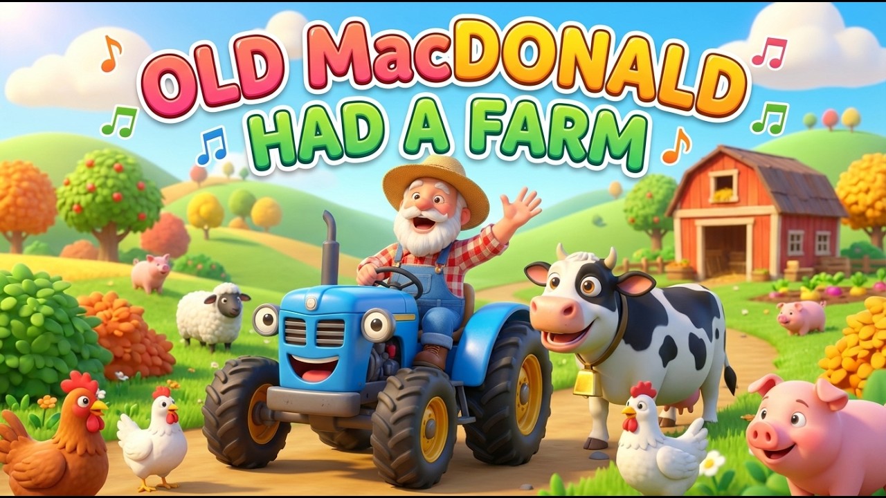Old MacDonald Had a Farm + More Nursery Rhymes by Peek a Boo TV