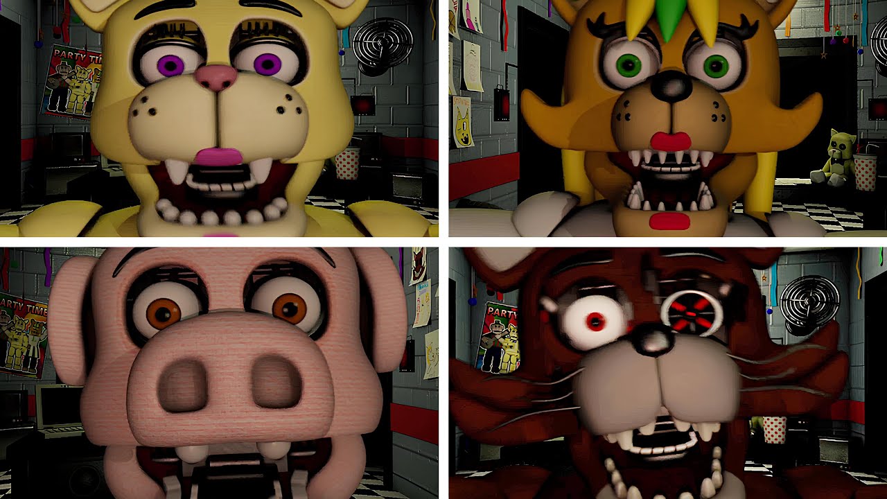 Five Nights at Maggie's Classic Revival - All Jumpscares!