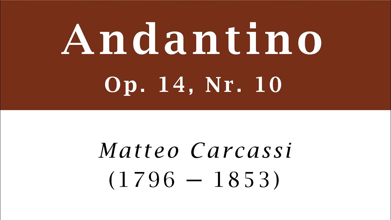 Andantino Op. 14, Nr. 10
