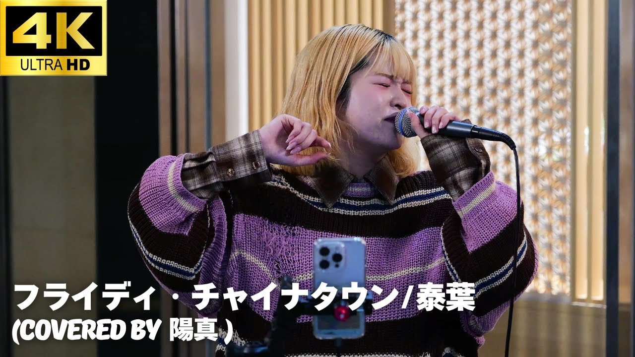 【4K】「フライディ・チャイナタウン」- 泰葉  (Covered By 陽真) 【日本橋 Music Livers】ストリートライブ 路上ライブ カバー cover