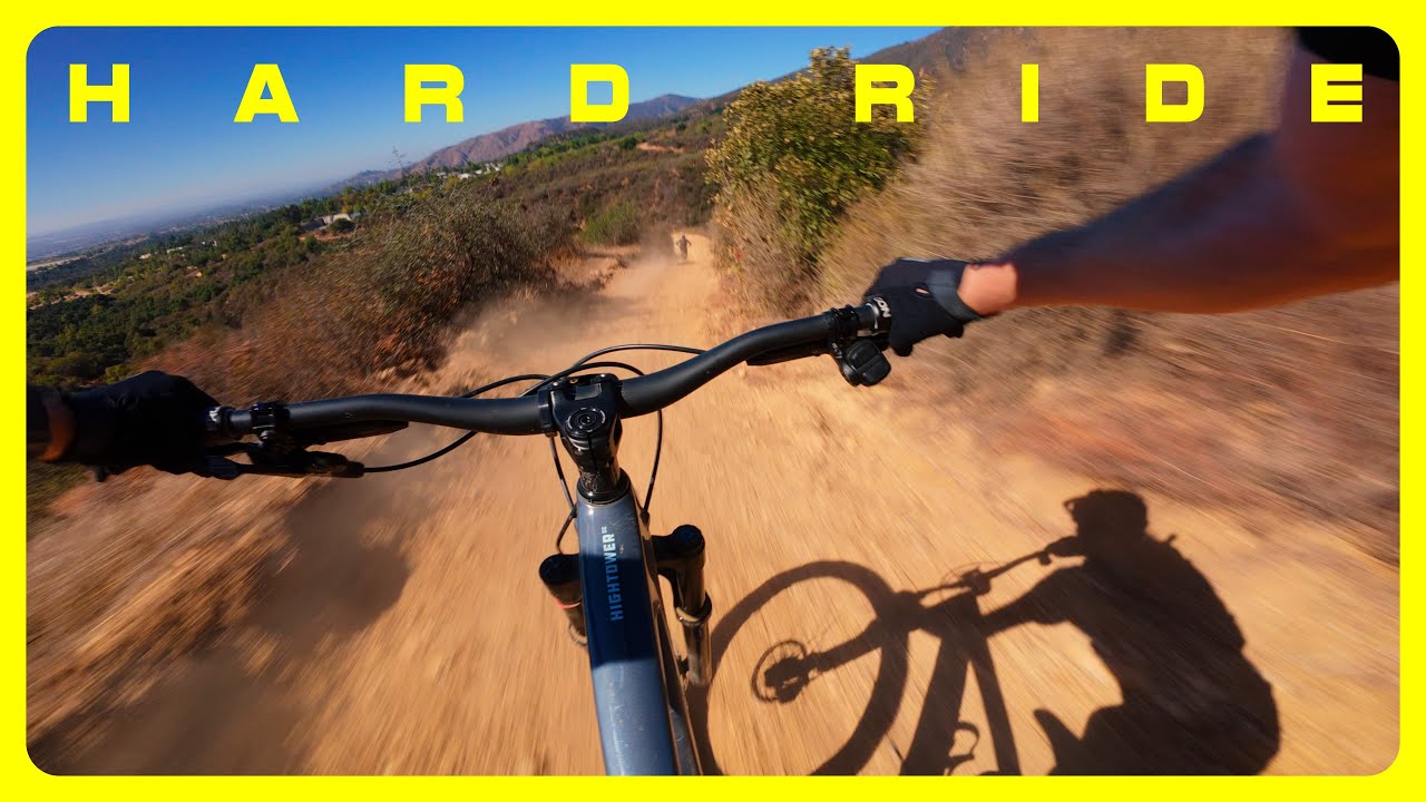 Marshall Canyon mountain bike vs. gravel bike. HARD