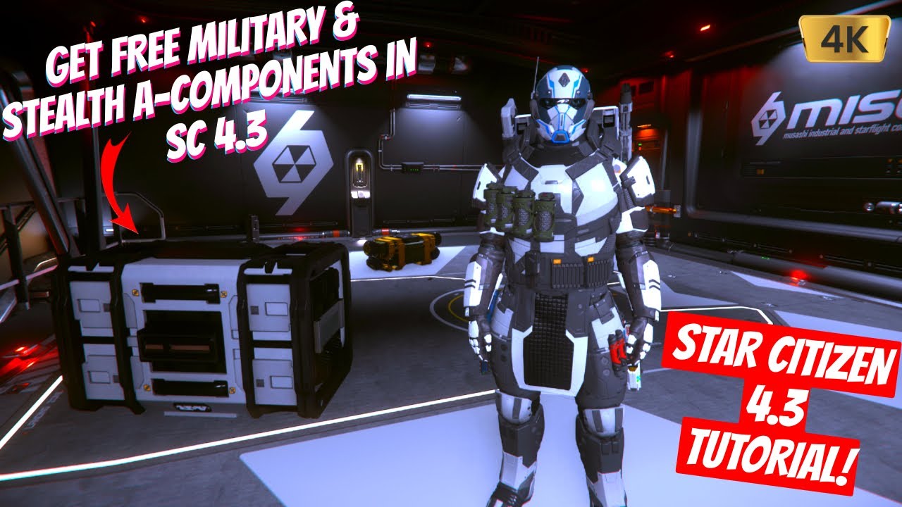 How to Get FREE Military & Stealth A-Components in SC 4.3?!