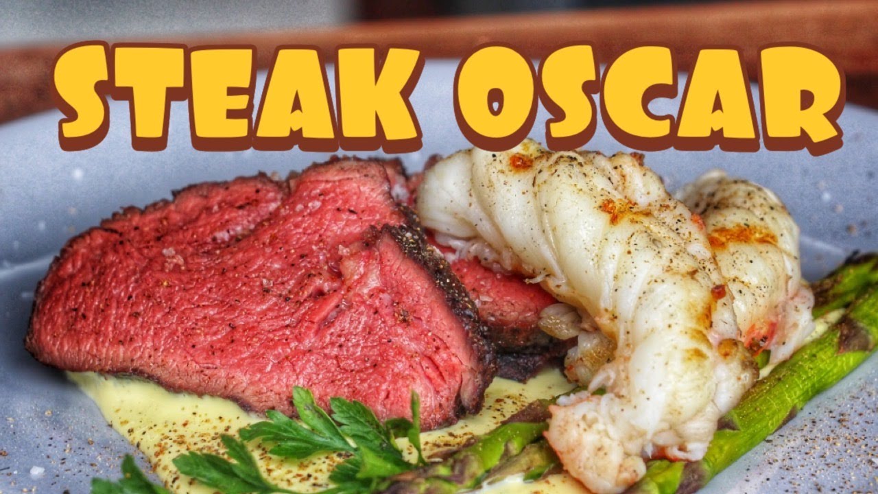 STEAK OSCAR - REAL KINGS STEAK - CHATEAUBRIAND with LOBSTER and ASPARAGUS - 0815BBQ - International