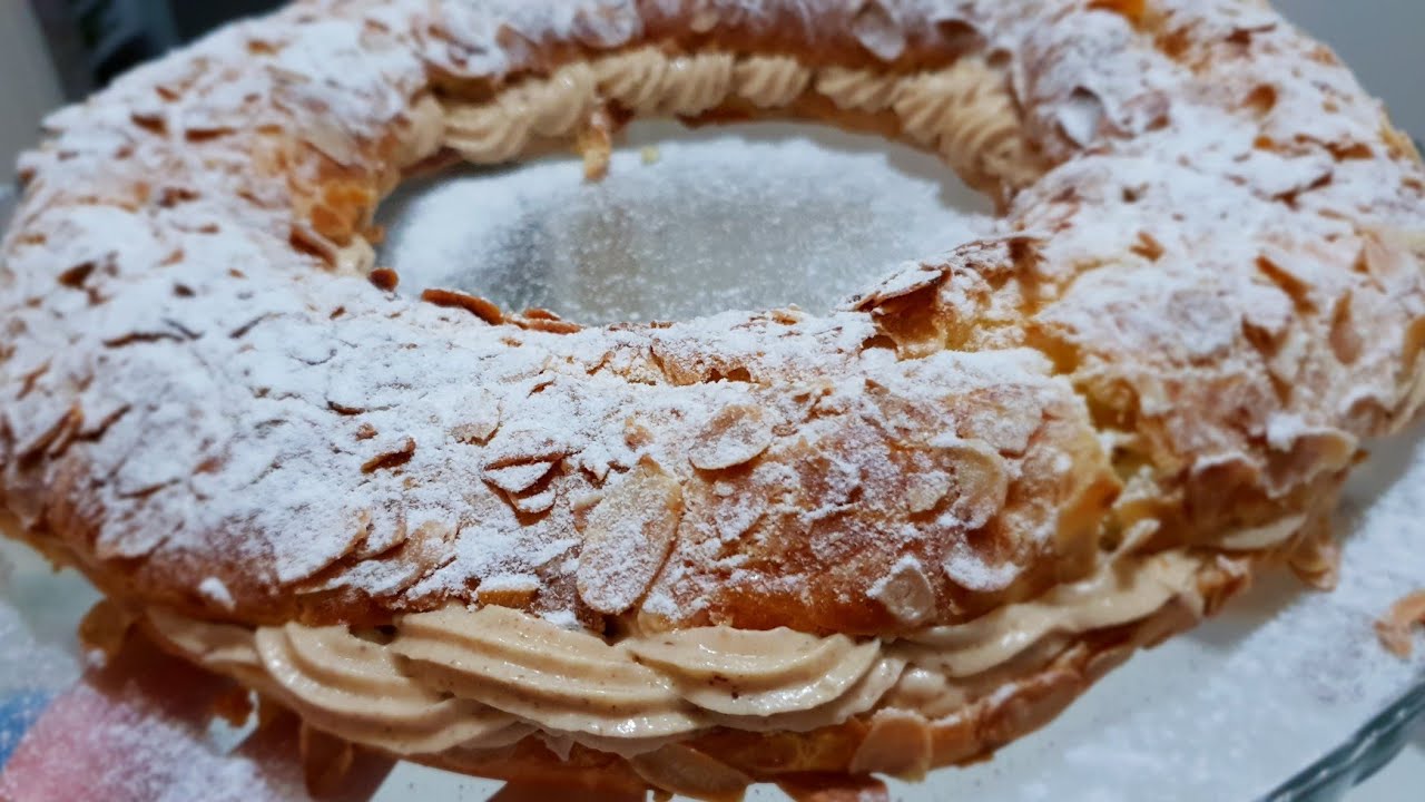 البات اشو بكريمة البخاليني   Recette -Paris Brest