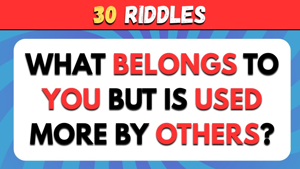 Only 1% Can Solve These 30 Impossible Riddles! Can You Beat Them All?