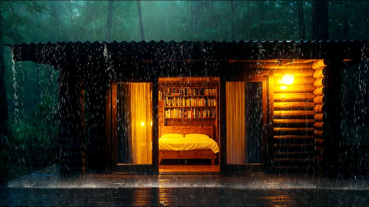 Gentle Piano & Rain Sanctuary | for Racing Thoughts – Quiet Mind & Deep Rest Tonight