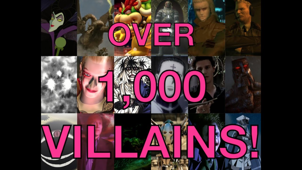 VILLAINS FOREVER - 1st Villains Tribute EVER with over 1,000 Villains - (HQ 1080p)