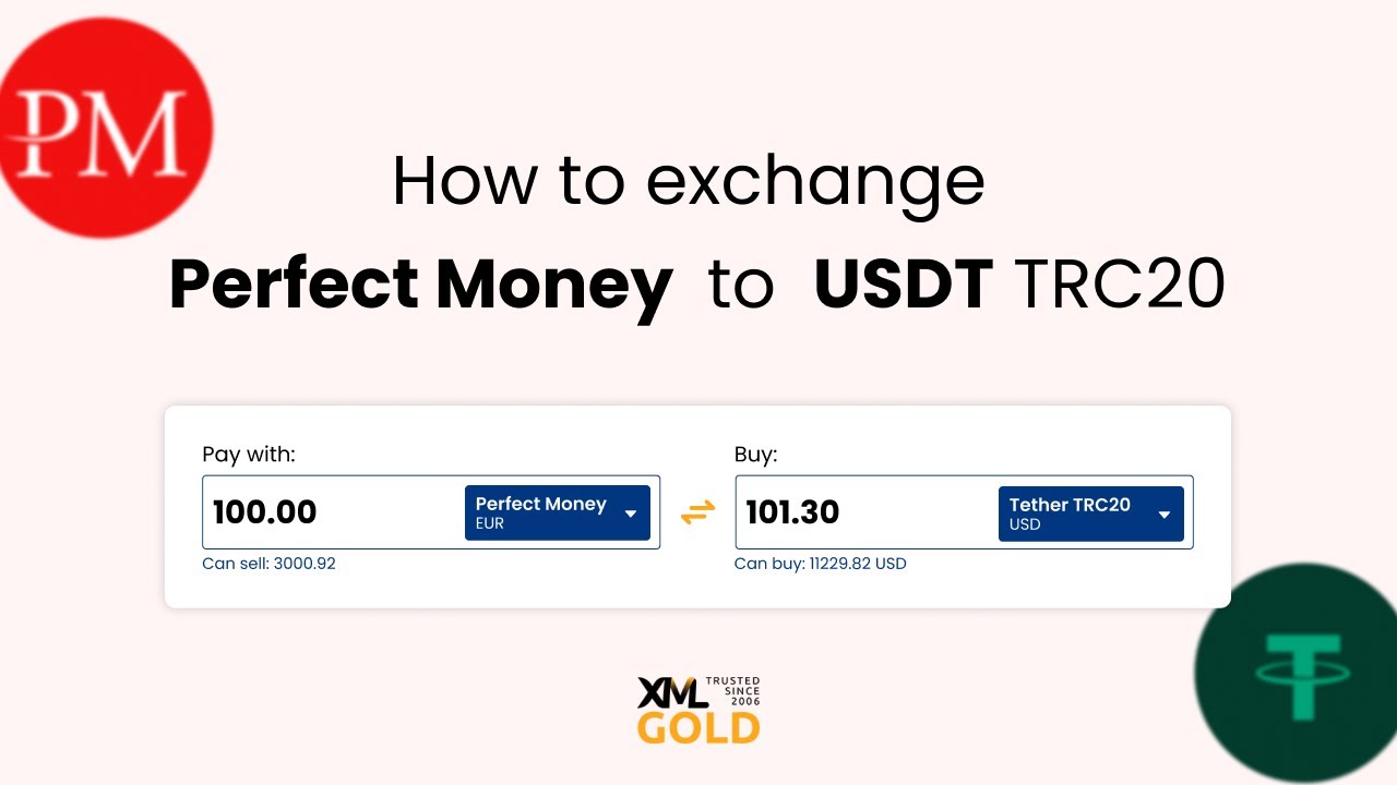 How to Exchange Perfect Money to USDT TRC20 | Exchanger Guide 2024