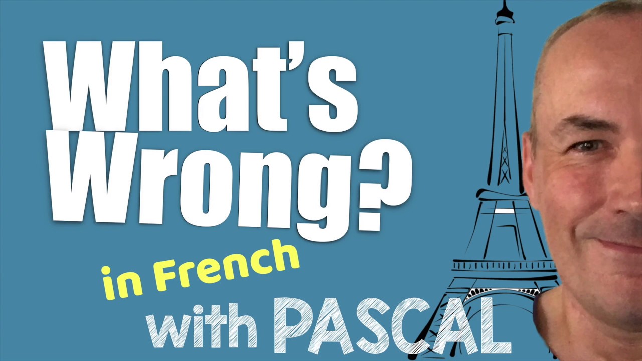 How to say WRONG in French
