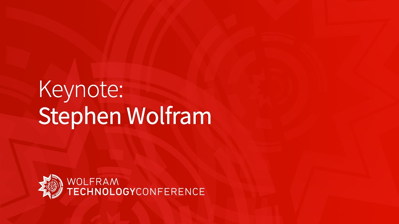 Wolfram Technology Conference 2025: Stephen Wolfram's Keynote Address