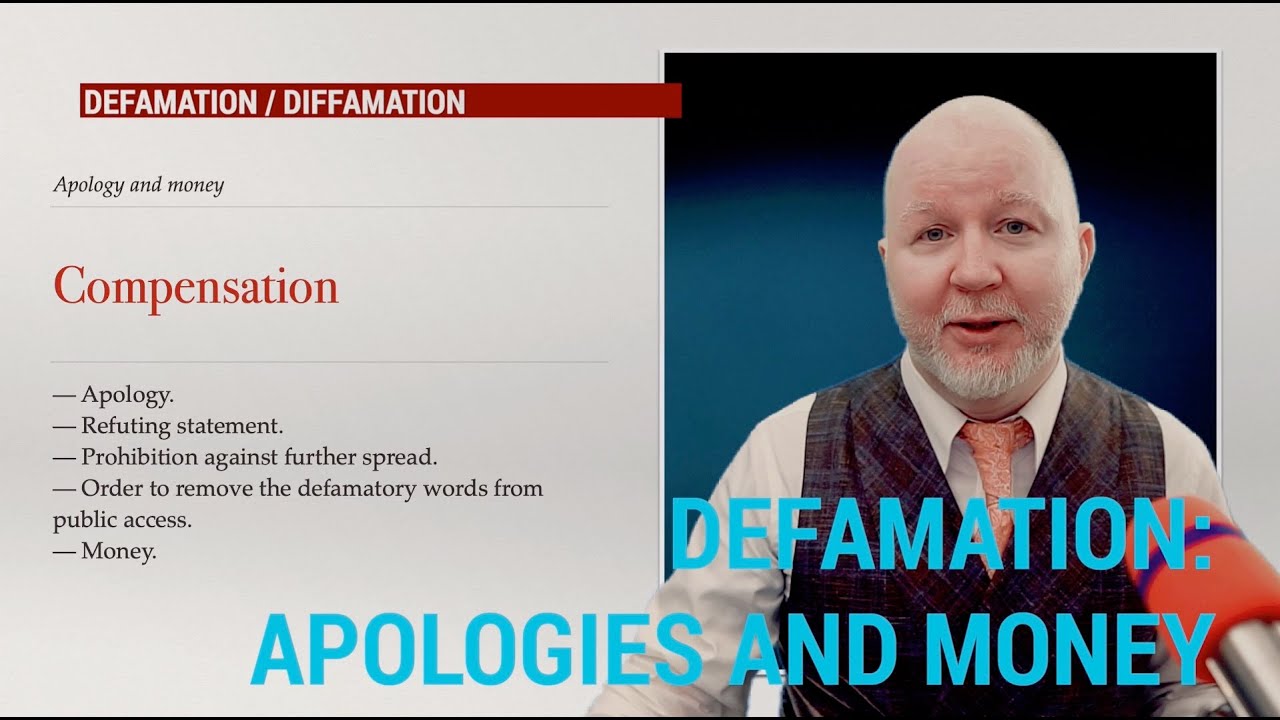 Compensation in defamation cases