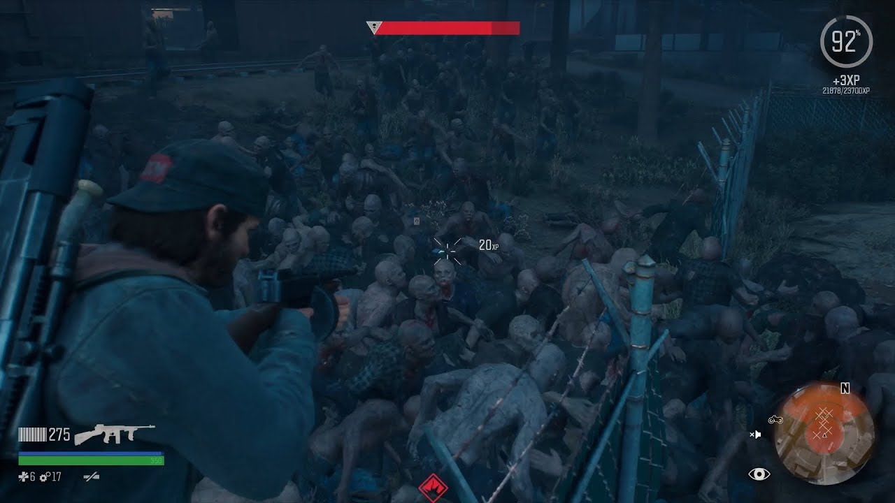 DAYS GONE / フリーカーの大群(チェモーの大群)をゴミ箱近くに集めて撃破