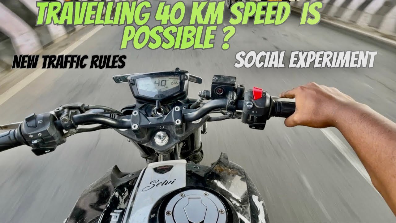 Travelling 40 km speed is possible| social experiment video | tamil | Prideesh N