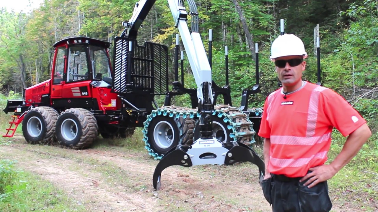 845 Forwarder Demo/Walk around, Marquette Michigan - 2017