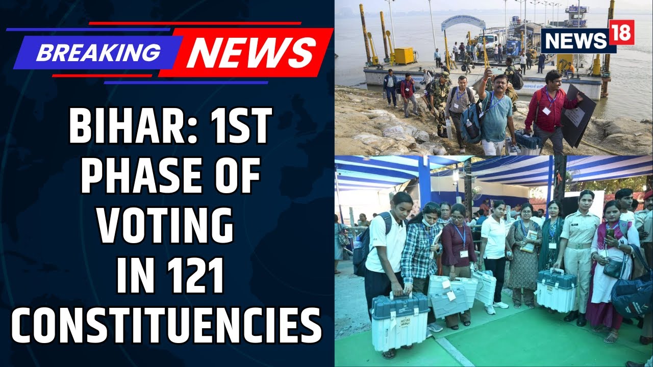 Bihar Elections: 121 Constituencies Across 18 Districts Go To Polls Today | RJD Vs BJP | News18
