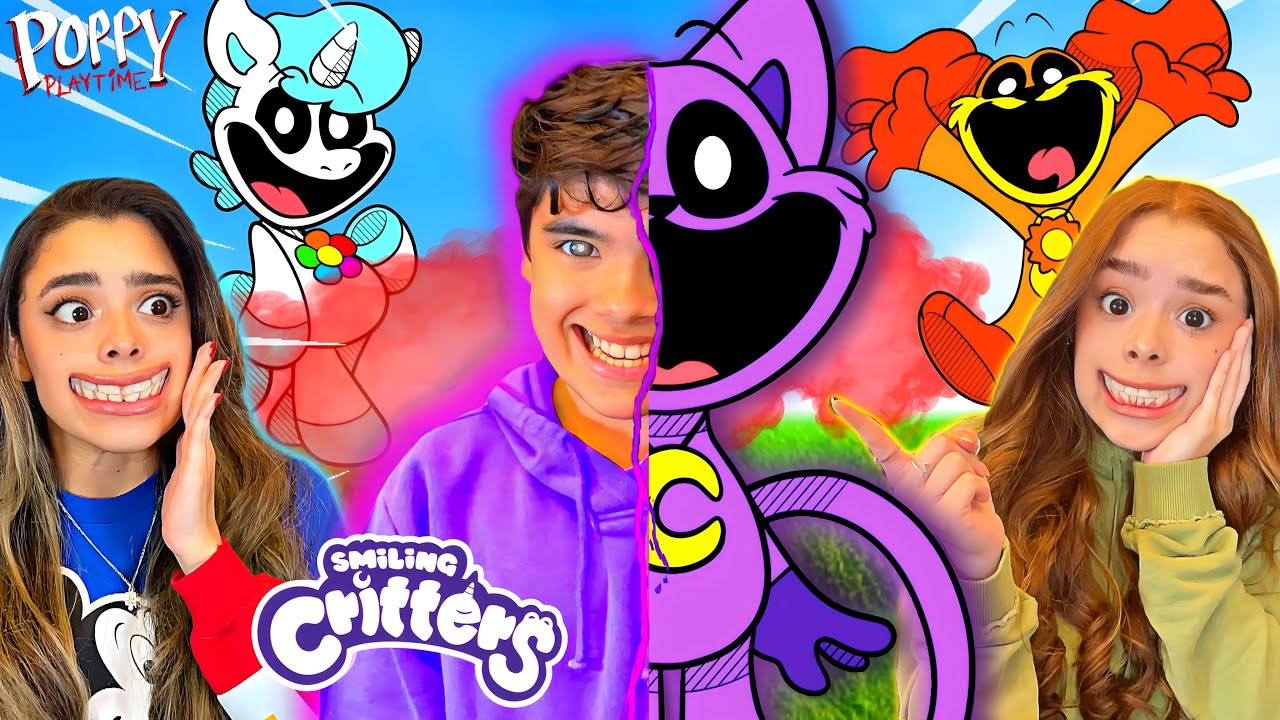 Os NOVOS PERSONAGENS de POPPY PLAYTIME CAPÍTULO 3 | Smilling Critters. Estevão, Milla e Milly