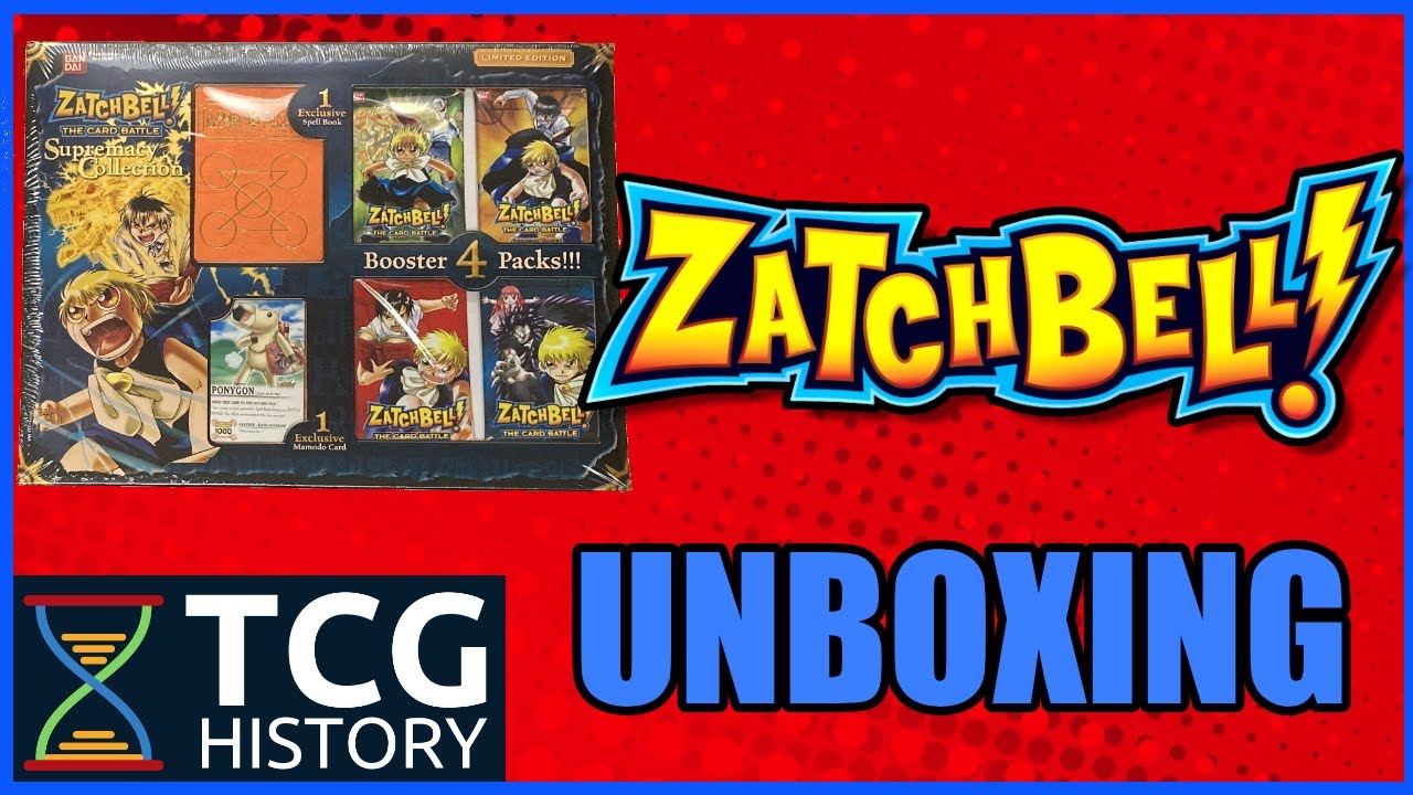 Zatch Bell SUPREMACY COLLECTION Unboxing - TCG History