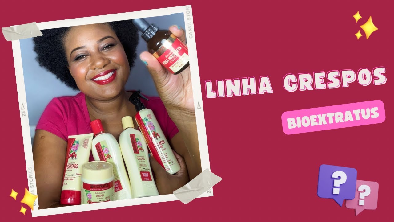 Linha Crespos | @bioextratusoficial | Cabelo Crespo