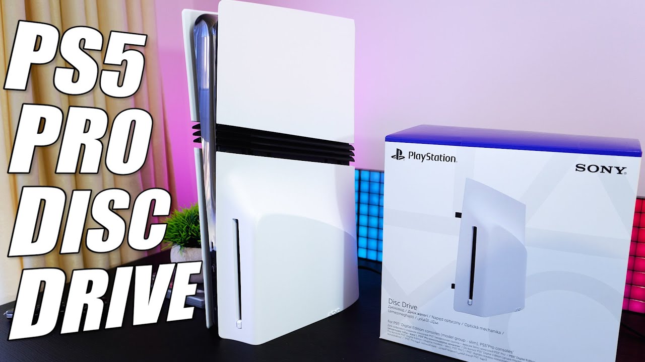 PS5 Pro: руководство по установке дисковода