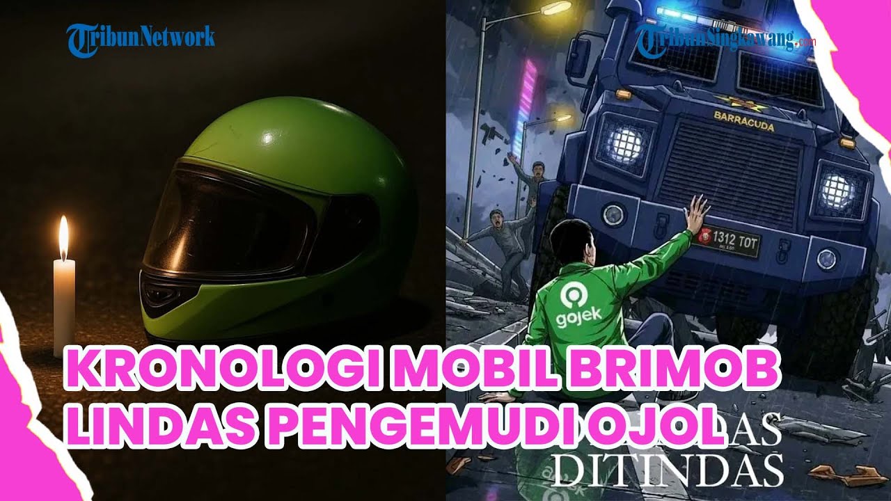 Kronologi Mobil Brimob Lindas Pengemudi Ojol hingga Tewas saat Demo di DPR