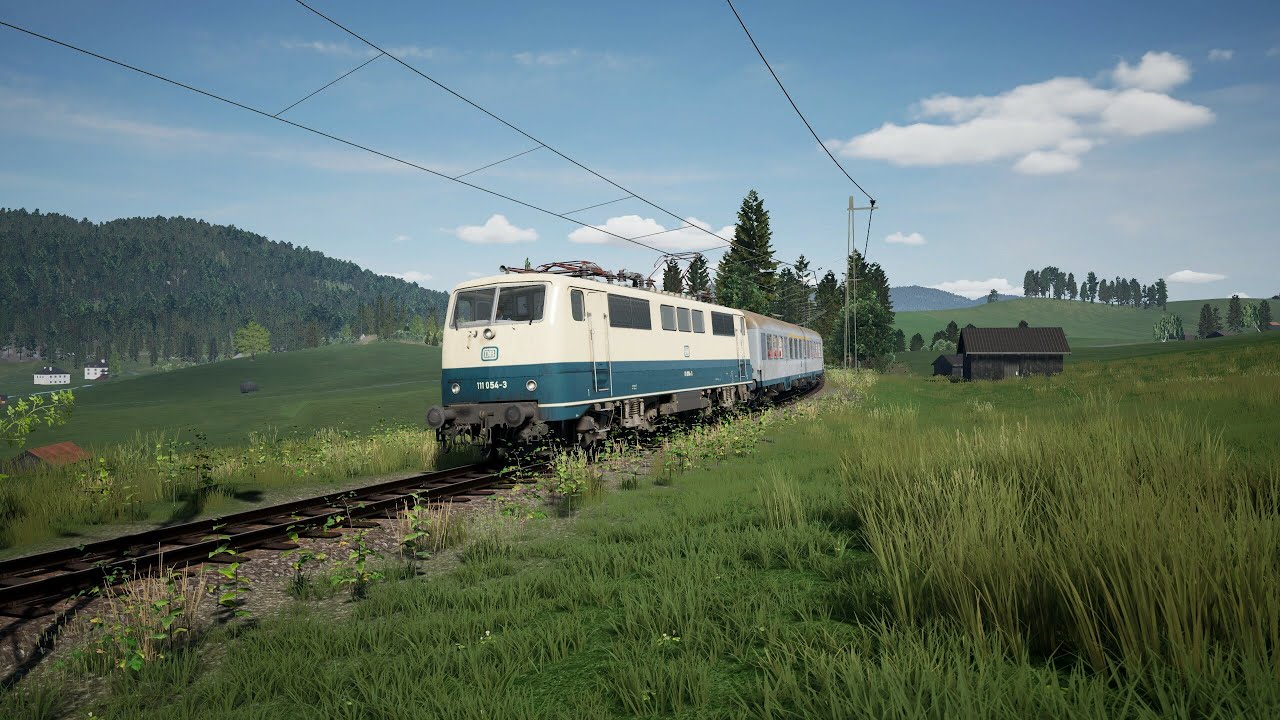 [TSW5]Mit der BR111 und dem E 3639 von Garmisch-Partenkirchen nach Mittenwald