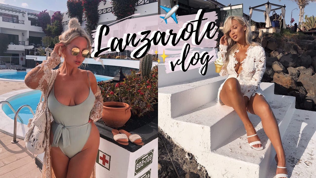 THE FIRST LANZAROTE HOLIDAY VLOG 2019! | ELLE DARBY