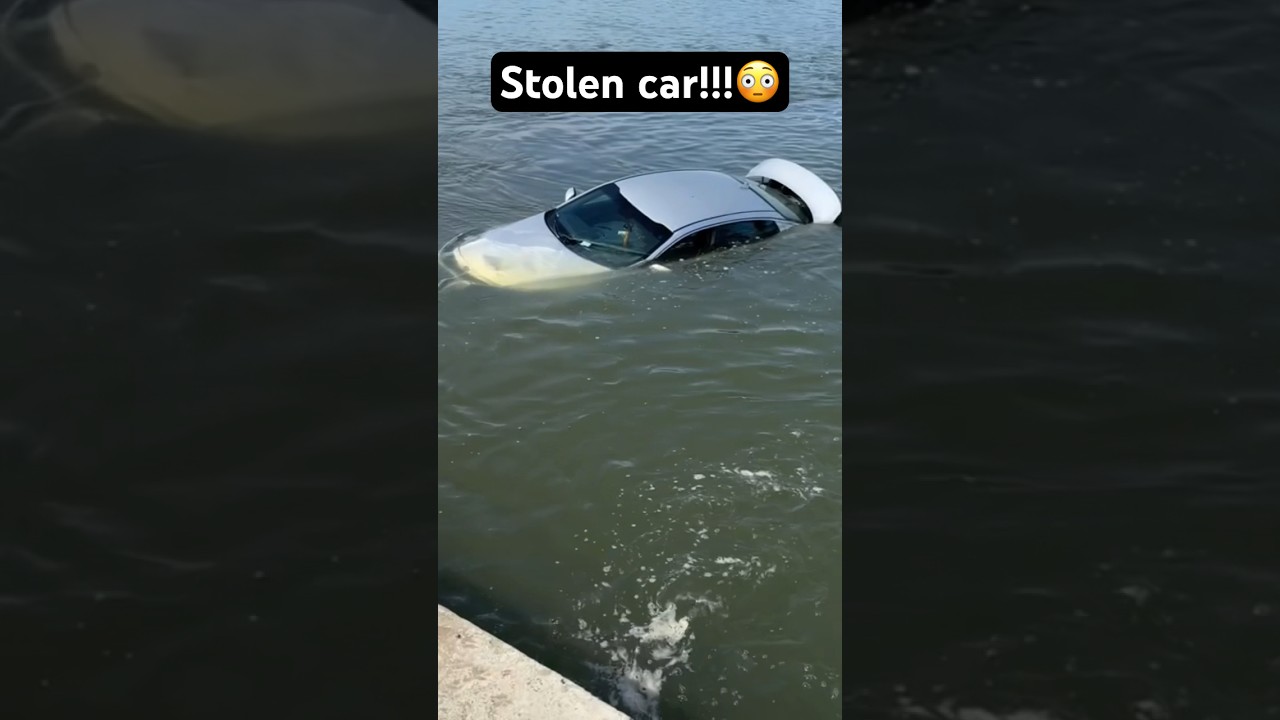 Found a Stolen Car while fishing!#fishing #river #car#underwater #shorts #yt #ohio #stolen #ytshorts
