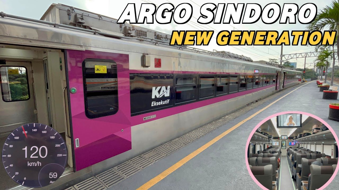 Perdana Mencoba Rangkaian Terbaru KA Argo Sindoro Dari Stasiun Gambir ke Stasiun Semarang Tawang