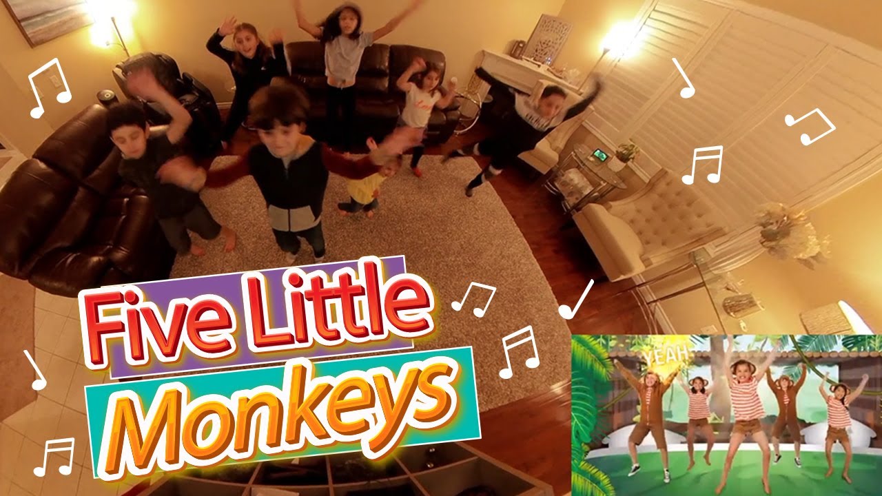 Time 2 Dance Party Five little Monkeys By UKU in 2021