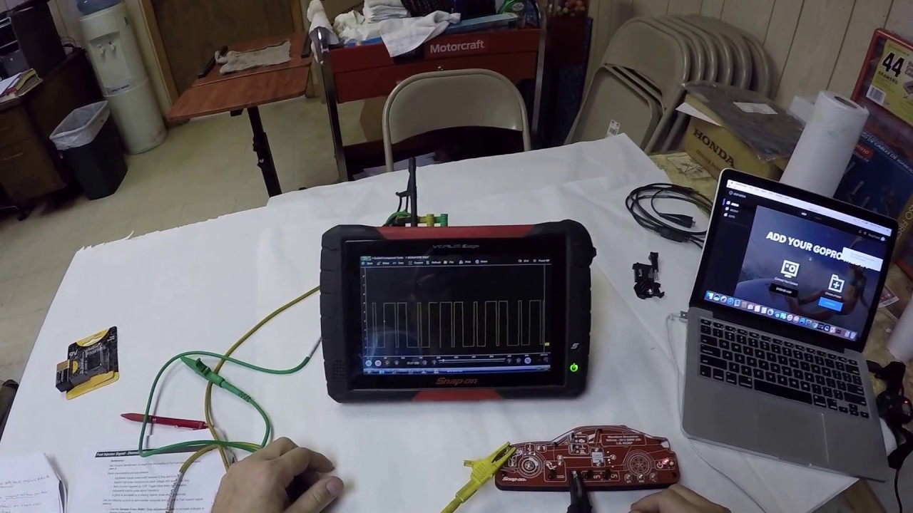 Using A Snap-On Lab Scope Simulator