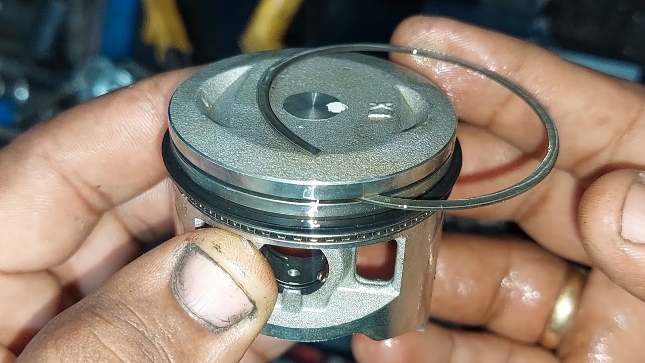 Así monto yo los anillos en el pistón
