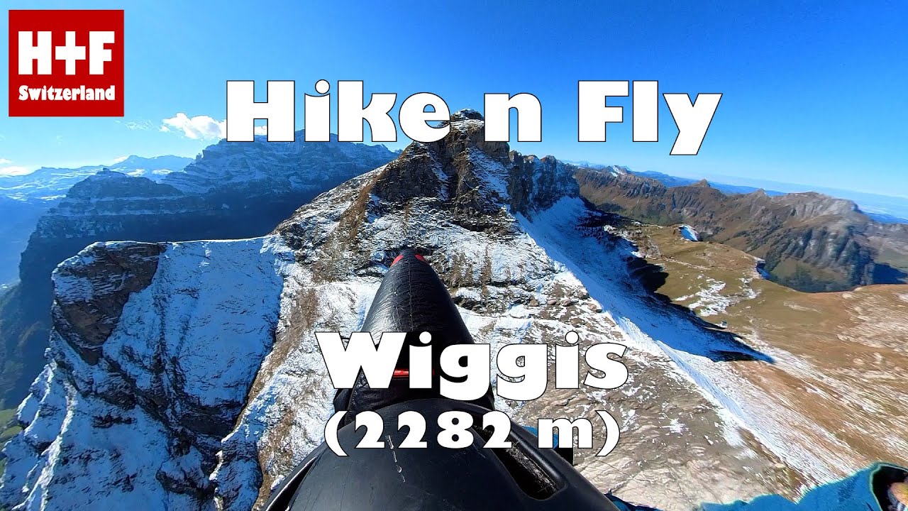 Hike n Fly Wiggis (2282 m) from Kl&ouml;ntal, Rhodannenberg